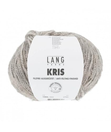 50g Kris - Farbe 03 - borke melange - Modegarn für coole, stylische Teile. von LangYarns