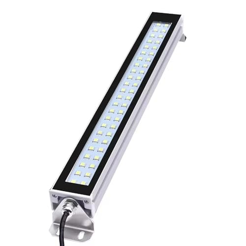 CNC Drehmaschine Beleuchtung Lampe Led Lampen 24v-230v Led Maschine Werkzeug Aluminium Legierung Arbeit Licht Wasserdicht öl-Beweis Explosion-Proof Lampe(Size:White Light 35cm,Color:AC 110-230V) von Langjiee