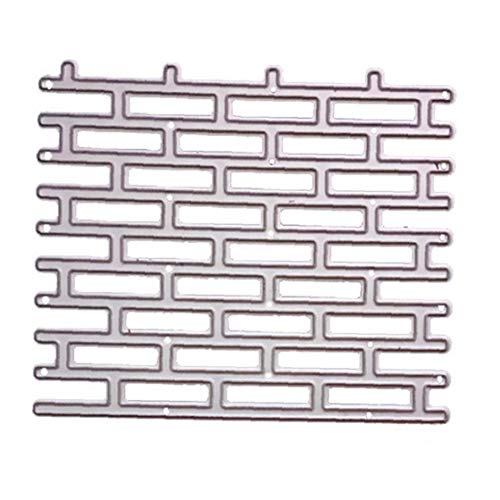 Wand Brick Schneideisen-metall Embossing Folder Stencil Scrapbooking Papierkarte Diy Craft Vorlage von Lankater