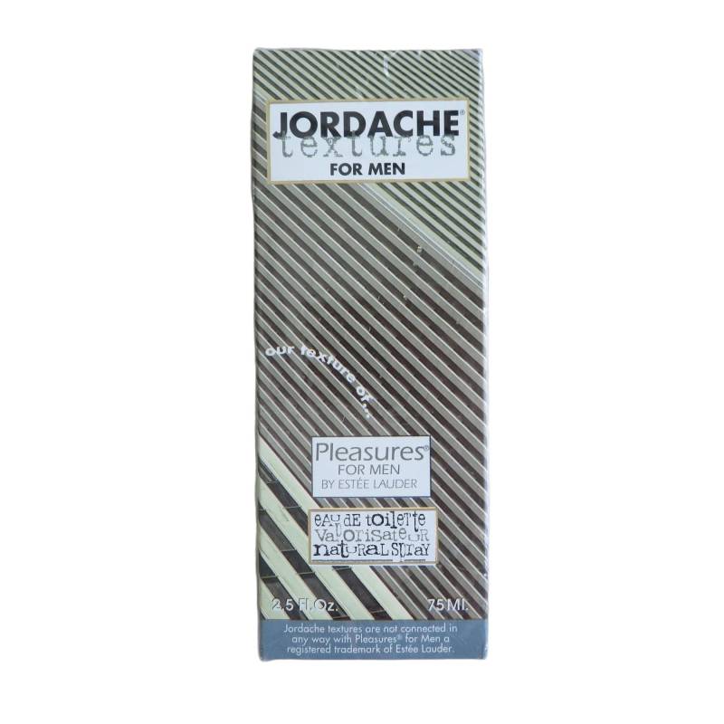 Jordache Men Texture Version Pleasures Estee Lauder Fragrance 2, 5 Fl Oz Versiegelt Vintage Usa von LasVegasCloset