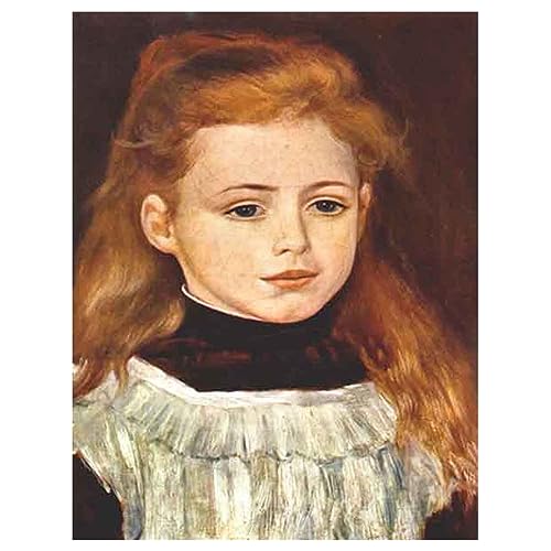 Lasite Pierre-Auguste Renoir《Porträt von Lucie Berard》Leinwandbilder Kunstdruck Bilder Reproduktion Leinwanddruck Bilder Leinwand Gemälde Wanddekoration Wandbild(Ungerahmt,（30x39cm） 12x15inch) von Lasite