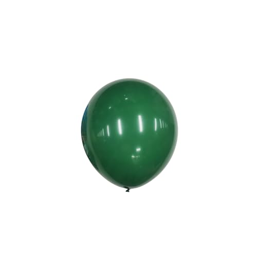 12 Inches (30cm) Thickened Matte Balloons -50 pieces Natural Latex Balloons -3.2 grams/piece (Dark Green) von Latex Bros