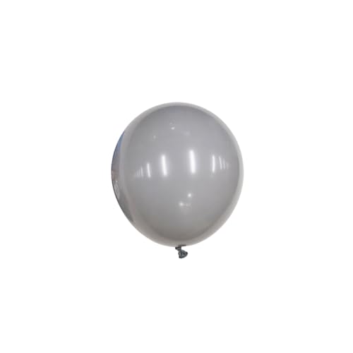 12 inches (30 cm) Thickened Matte Balloons - 50 pieces Natural Latex Balloons - 3.2g/piece (Grey) von Latex Bros