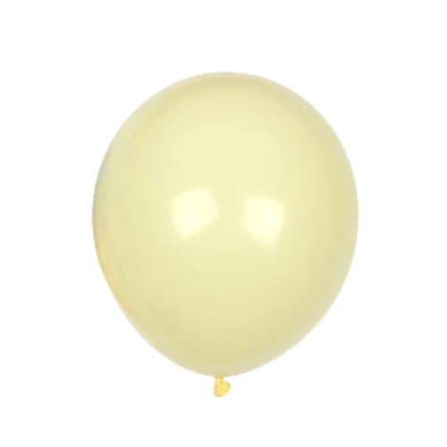 12 inches (30 cm) Thickened Pastel Balloons - 50 pieces Natural Latex Balloons - 3.2g/piece (Pastel Yellow) von Latex Bros