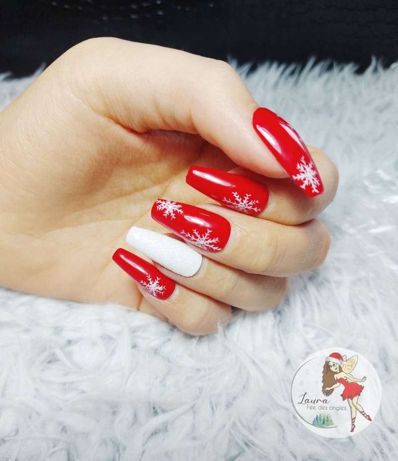 Wiederverwendbare Individuelle Kunstnägel | Press On Nails, 10Er-Set, Weihnachtskollektion 2021 von LauraFeeDesOngles