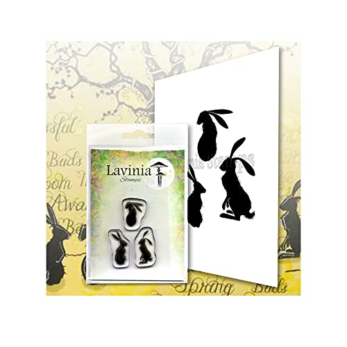 Lavinia Stamps, clear stamp - Wild Hares Set small von Lavinia Stamps