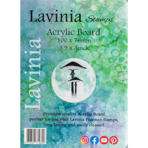 Lavinia Stamps Acrylic Boards, Acryl-Stempelblock, 100x76mm 1 Stück von Lavinia Stamps