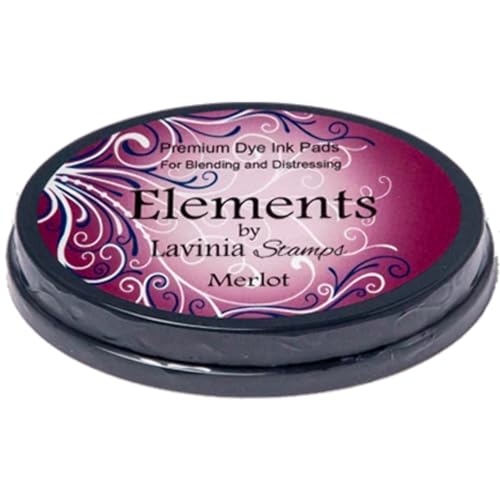 Lavinia Stamps Elements Premium Dye Ink Stempelkissen – Merlot von Lavinia Stamps