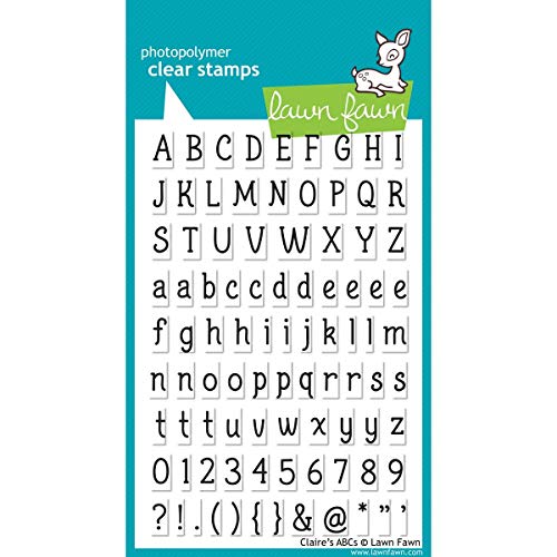 Claire's Abcs Clear Stamp Set (Lawn Fawn) by Lawn Fawn von Lawn Fawn