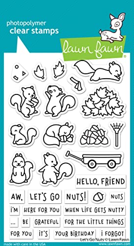 Lawn Fawn, Clear Stamp, Let's go Nuts von Lawn Fawn