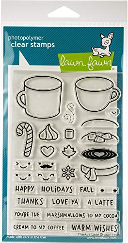 Lawn Fawn, Clear Stamp, Thanks a Latte von Lawn Fawn