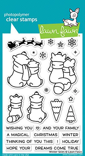 Lawn Fawn, Clear Stamp, Winter Skies von Lawn Fawn