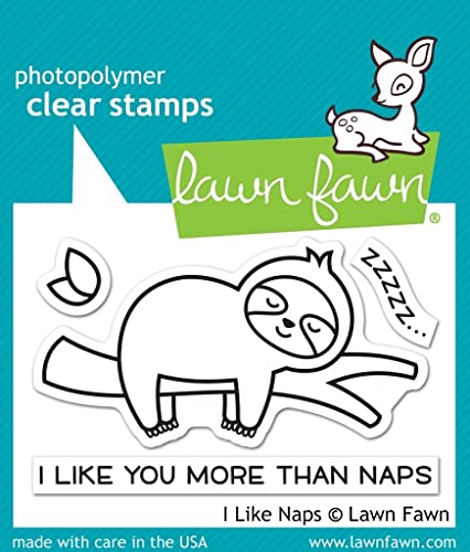 Lawn Fawn, Clear Stamp, i Like naps von Lawn Fawn