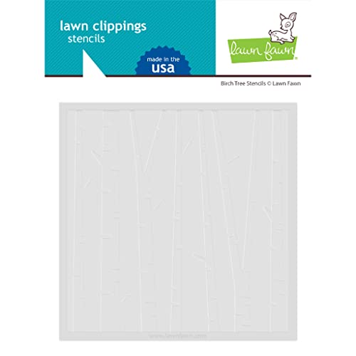 Lawn Fawn, Lawn Clippings, Birch Tree Stencils von Lawn Fawn