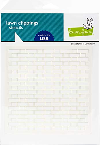 Lawn Fawn, Lawn Clippings, Brick Stencil von Lawn Fawn