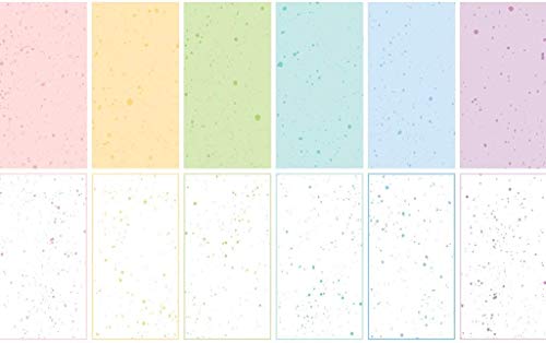 Lawn Fawn, Spiffy speckles Petite Paper Pack, 6"x6" / 15,2x15,2cm, Block 36 Blatt von Lawn Fawn