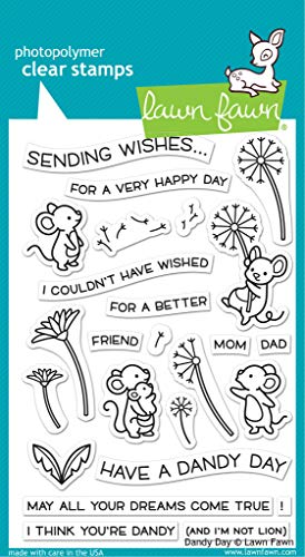 Lawn Fawn Dandy Day LF2217 Stempel-Set, transparent, 10,2 x 15,2 cm von Lawn Fawn