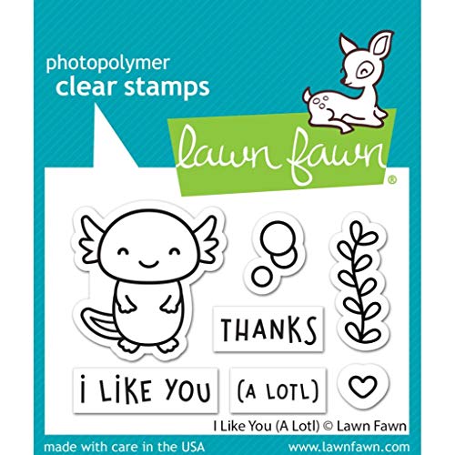 Lawn Fawn LF2464 I Like You (A Lotl) Clear 2x3 Clear Stamp Set von Lawn Fawn