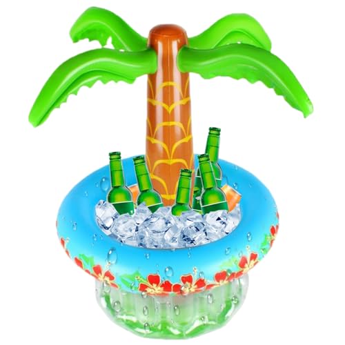 Lawnrden Aufblasbarer Palmenkühler, Riesen tropischer Pool -Getränkekühler mit versiegeltem Ventil lebendig, Premium Palm Tree Pool Decor Accessoires für Strandpool -Party - 18 x25.6in von Lawnrden