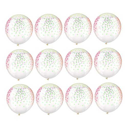 Neon -Glühballons, Glühen in den dunklen Luftballons, 50pcs Blacklight Reactive Fluoreszenz Mini -Tupfen -Punkte zum Geburtstag, Hochzeit, Neonparty, Glow Party Decorations Supplies von Lawnrden