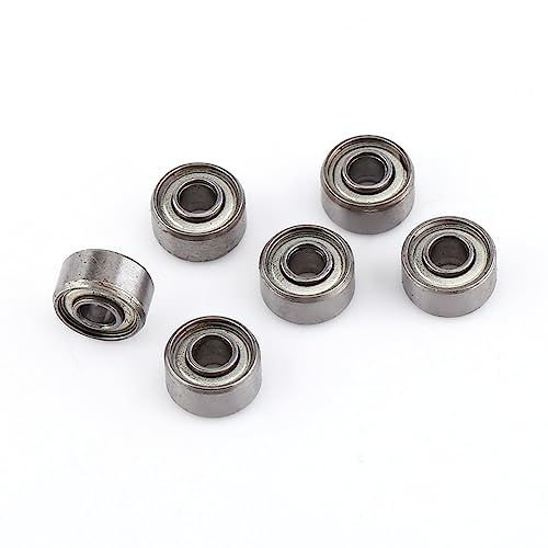 Qualitätslagerstahl, 10pcs 693ZZ Minikugellager 3 * 8 * 4mm kleines doppeltes abgeschirmtes Lager von Lazmin