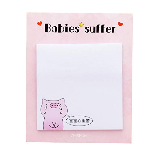 Lbvzxkad Rosa Pig N Times Notiz Block Haft Notizen Nettes Lesezeichen Briefpapier Label Aufkleber Schul Bedarf Notiz Block Geschenk Kawaii von Lbvzxkad