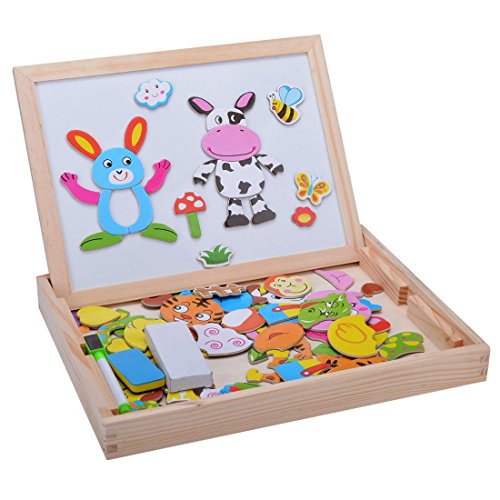 Lckiioy Baby Lernspielzeug Staffelei Magnetic Doodle Kinder aus Zeichnung Tafel 3D malen Tool ab 3 Jahren von Lckiioy