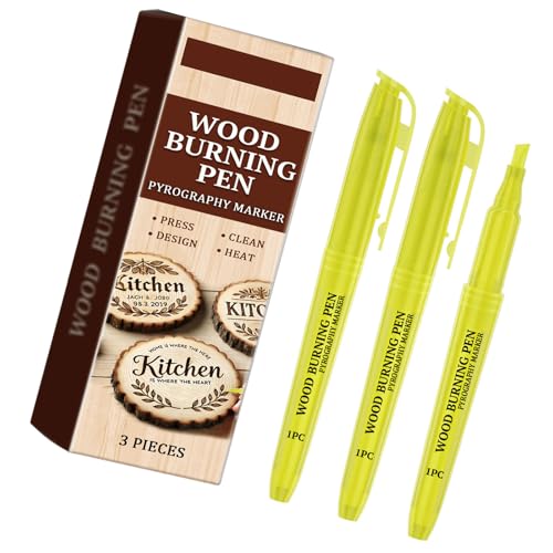 3pcs Holzmalerei Pen Pyrographie Marker Holzhandwerk Brennstift Für Kinder Erwachsene Holz Malerei Handwerk Holzmalerei Stift von Ldabrye