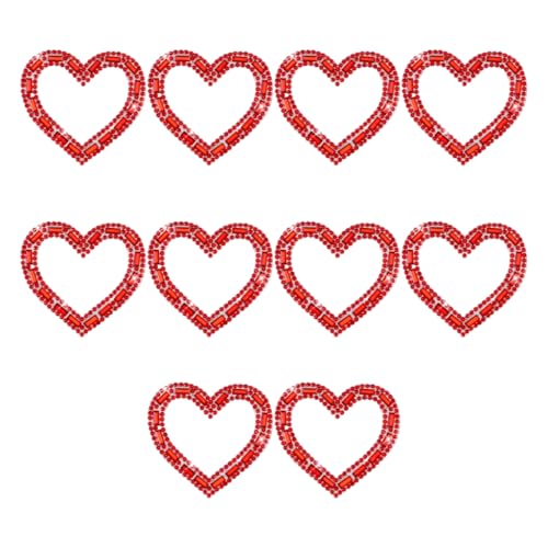 Blingbling Heart Patches zum Aufnähen, Banner, Reparatur für Kleidung, Applikationen, Pailletten, zum Aufnähen oder Basteln von Ldabrye