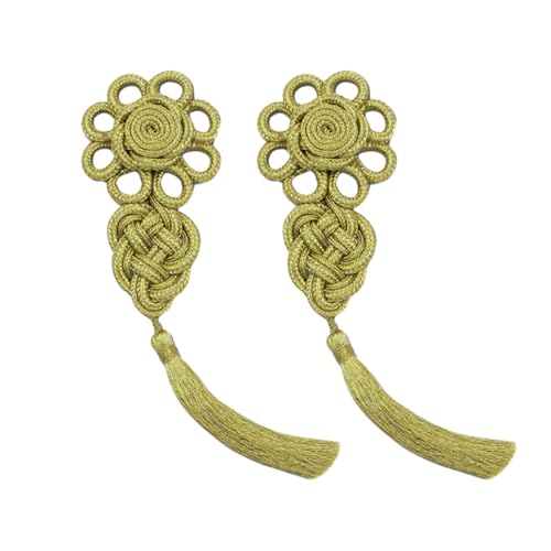 Chinesische Knoten-Quasten, Cheongsam-Schnalle, Traditionskleidung, Ornament, Knopf-Dekor zum Nähen, für Pullover, Strickjacken, Kostüm-Dekor Chinesische Knoten-Quasten, Cheongsam-Schnalle, Traditionskleidung, Ornament, Knopf-Dekor zum Nähen, für Pullover, Strickjacken, Kostüm-Dekor von Ldabrye
