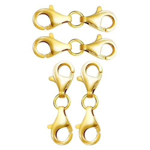 Elegante Silber Doppel Verschlussverbindungslink Silber Doppelhummer Klauenanschlüsse Für Halskette Und Armbandverstärkung Elegante Silber Doppel Verschlussverbindungslink Silber Doppelhummer Klauenanschlüsse Für Halskette Und Armbandverstärkung von Ldabrye