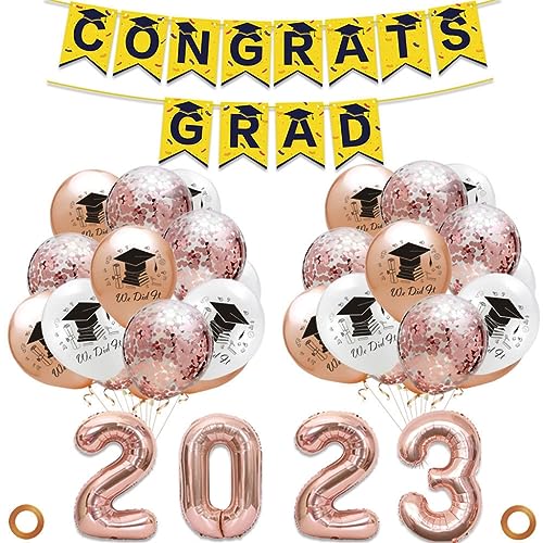 Ldabrye 2023 Graduation Ballon Hängeset Dekorative Kunst Haushalt Für Hochzeit Geburtstag Festival Party von Ldabrye