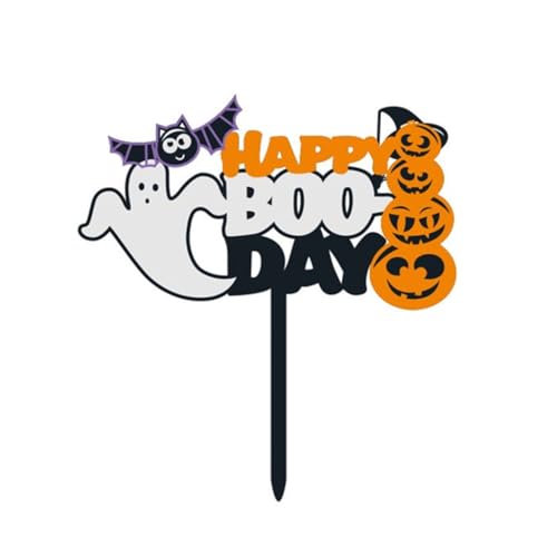 Ldabrye Halloween Cupcake Cake Toppers Beschriftung Markierung für Lebensmittel Sandwich Cupcake Muffin Marker Beschriftung Markierung für Party von Ldabrye