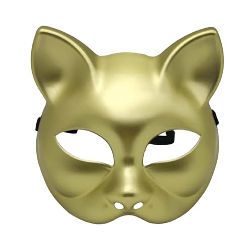 Ldabrye Maskerade Katzen Karneval Halbgesicht Tier Party Halloween Kostüm Verkleiden für Party von Ldabrye