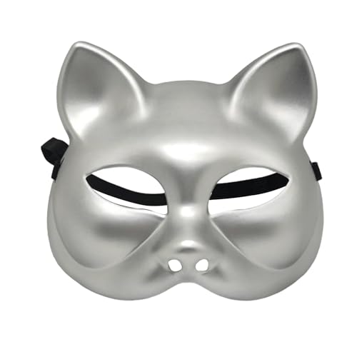 Ldabrye Maskerade Katzen Karneval Halbgesicht Tier Party Halloween Kostüm Verkleiden für Party von Ldabrye