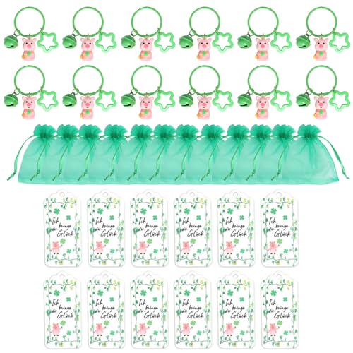 Ldabrye Packung Von 12 Irish Festival Party Luck Piggy Schlüsselschüben Für Geschenksouvenirs Und Feierlichkeiten Keyrings Accessoires Ldabrye Packung Von 12 Irish Festival Party Luck Piggy Schlüsselschüben Für Geschenksouvenirs Und Feierlichkeiten Keyrings Accessoires von Ldabrye