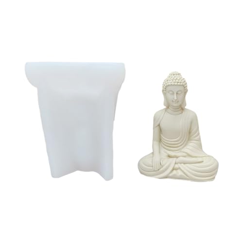 Ldabrye Silikonform, Kerzenformen, Ton-Formen, Bastelzubehör, Buddha-Form, Bastelzubehör, Gießform für Geschenk, Zuhause, Büro, Dekoration von Ldabrye