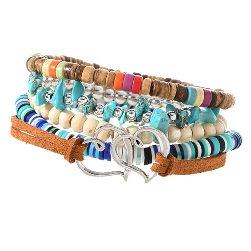Leichte Holzperle und Türkis, handgefertigt für Freizeitkleidung, Accessoire für Frauen und Mädchen, Kokosnussschale und Türkis Leichte Holzperle und Türkis, handgefertigt für Freizeitkleidung, Accessoire für Frauen und Mädchen, Kokosnussschale und Türkis von Ldabrye