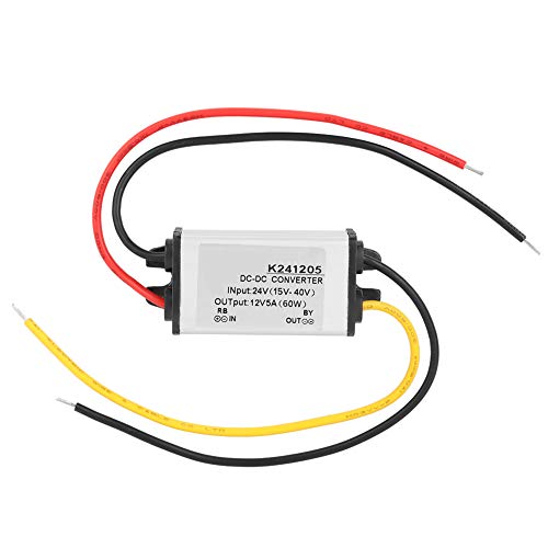 DC-DC Step Down Stromrichter, DC-DC-Wandler 24 V auf 12 V, hocheffizientes Step-Down-Netzteil 5 A für Roboter, Photovoltaik-Module, Motoren von Ldafava