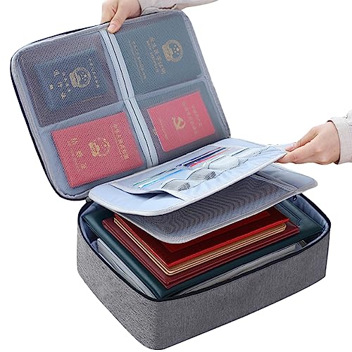 Dokumenten-Aufbewahrungstasche, Dokumententaschen für wichtige Dokumente, tragbare Aufbewahrungsbox Dokumenten-Aufbewahrungstasche, Dokumententaschen für wichtige Dokumente, tragbare Aufbewahrungsbox von Ldbuejiaja