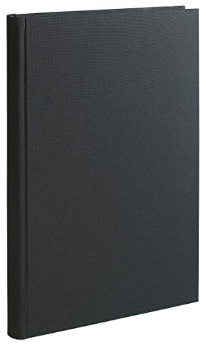 Le Delphin 397207D Register – 1 Register – Maße: 29,7 x 21 cm – A4-Format kariert 5 x 5 – 90 g Innenpapier – 200 nummerierte Seiten – Hardcover aus schwarzem Leinwand von Le Dauphin