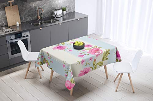 Le Jardin du Lin Kitchen Decoration, Tablecloth, 140cm x 140cm - Designed and Manufactured in Turkey von Le Jardin du Lin