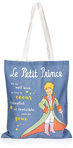 Le Petit Prince Tasche, Baumwolle, blau, 38 x 1 x 44 cm von Le Petit Prince