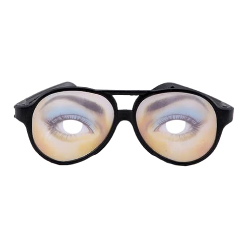 Lustige Augen-Verkleidungsbrille,Lustige Brille,Scherz Brillen Streich Verkleidung Brillen Spielzeug - Streich-Verkleidung, Brillenspielzeug, lustiges Kostüm, Augenglas für Kinder und von LeKing