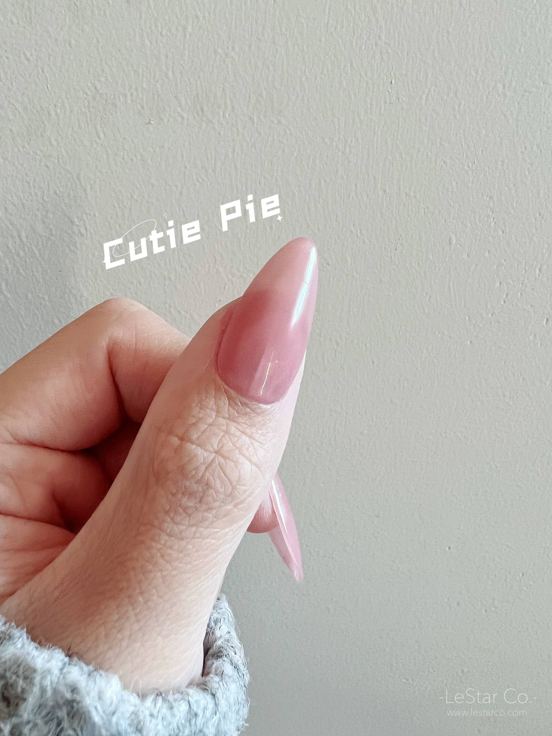 Süße Torte | Transparentes Hellrosa Ultra Shine Long Lasting Brush Auf Uv Gels Home Nail Diy False Tips Maniküre Art Versorgung von LeStarCo