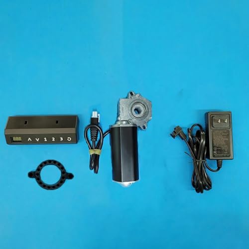 LeTkingok MAKA 96D8 DC 24V Hubtischmotor Set, Elektrisches Schreibtischlift Zubehör, 6MM/8MM Sechskantloch, Tragfähigkeit 50kg, 120U/min, 1:39 (6 mm Loch) von LeTkingok