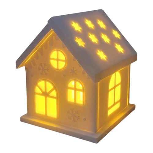 Hauskerzenform, Weihnachtshaus-Harzform | Led Kerzenhalter Epoxidharz Silikonform,3D-Cartoon-Dorfhaus-Kerzenhalterform für die Herstellung eines romantischen, ästhetischen Heimdekors von LearnLyrics