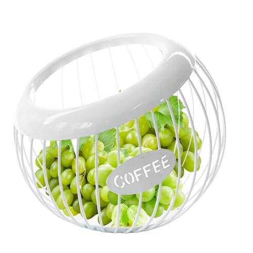 Kaffeeschotenhalter Für Theke, Kaffee -Pod -Halter, Kaffee -Pod -Organisator | Desktop -Organizer | Iron Coffee Pod Halter Große Kapazität Fruchtnacklagerendekoration Für Kitchen -Desktop von LearnLyrics