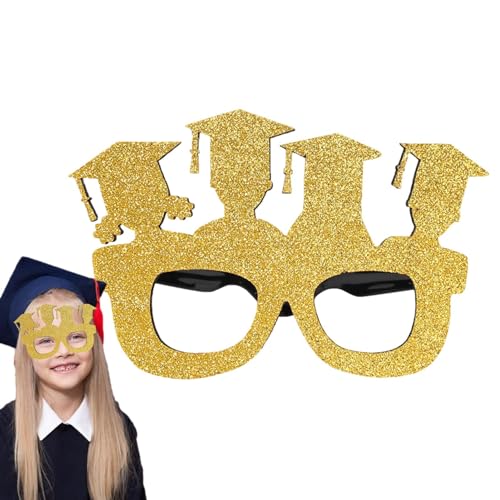 LearnLyrics Graduierungsbrille | Brillenrahmen, Foto-Requisiten, Kartenpapier, Abschlussfeier, Brille für Freunde, Cosplay und Maskerade von LearnLyrics