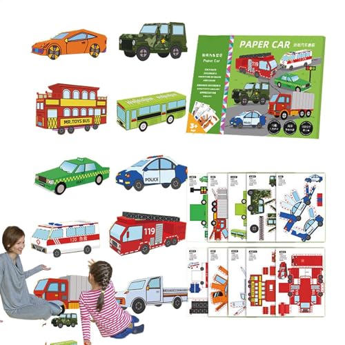 LearnLyrics Papierflieger-Set - Papierflieger für Kinder, Papierspielzeug für Kinder Lustiges Papierbastelset | Vielseitiges Papierflugzeug, Spielzeugflieger, Bastelpapier für Kinder, und Mädchen von LearnLyrics